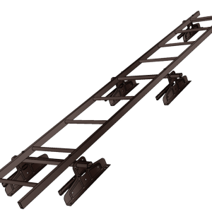 Лестница кровельная под фальц RAL 8017 (3м)