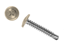 Саморез ПШС 4,2х32 (500шт) шлиц PH2 RAL 1015