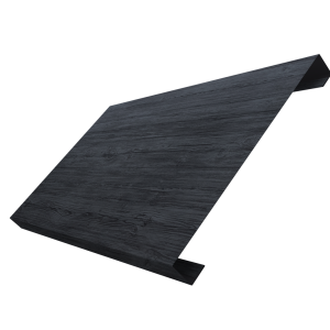 Ламель лицевая 200 забора жалюзи Texas 0,45 Print Premium с пленкой Grey Wood TwinColor