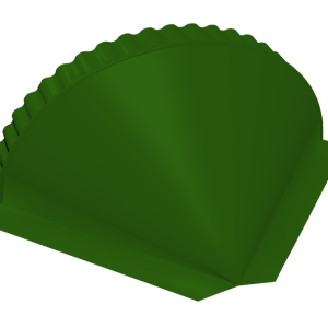 Заглушка малая конусная 0,45 PE RAL 6002 лиственно-зеленый