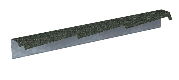 Планка фронтонная резная правая Gerard 1,2м (сталь), цвет 131