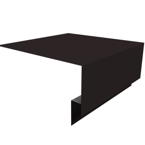 Планка околооконная сложная Блок-Хаус new Grand Line 200х75х27 0,5 PurLite Matt RAL 9005 черный (2м)