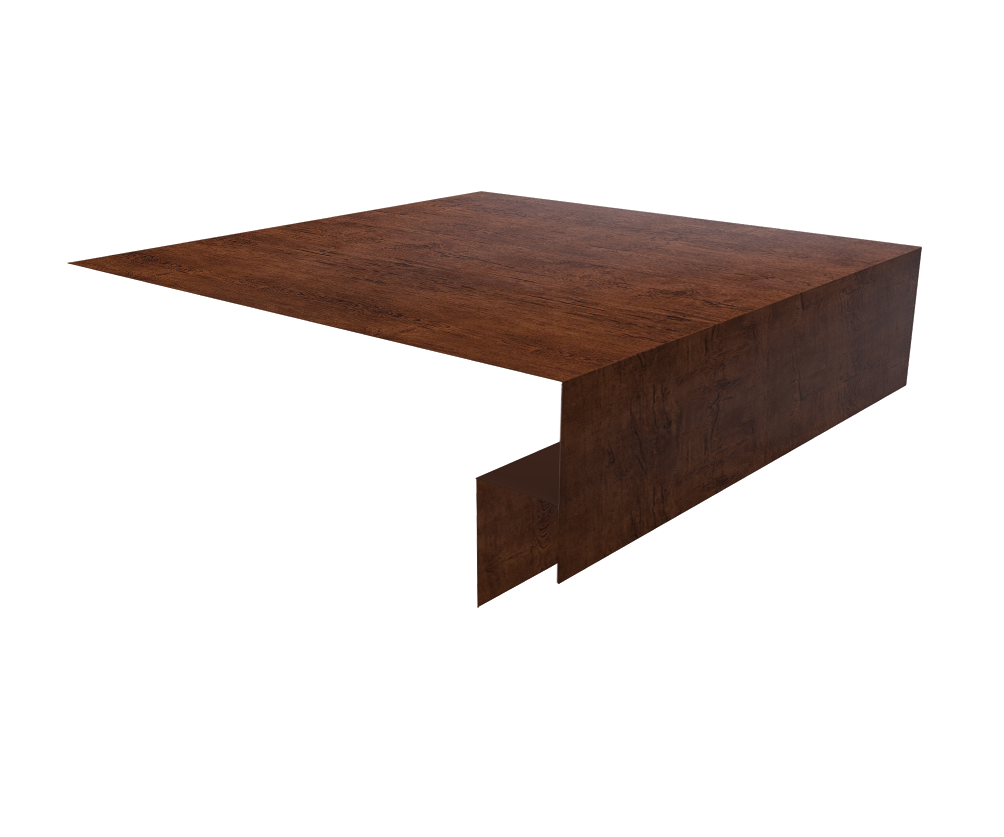 Планка околооконная сложная 200х50х18 (j-фаска) 0,45 Print Premium Cherry Wood Fresh TwinColor (3м)