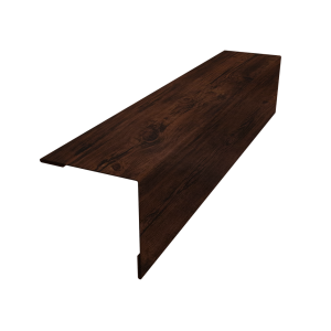 Планка завершающая 50х50 жалюзи Milan 0,45 Print Elite Cherry Wood TwinColor (2м)