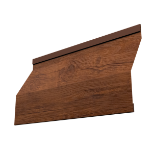 Ламель забора жалюзи Milan Slim 0,45 Print Premium Golden Wood Fresh TwinColor