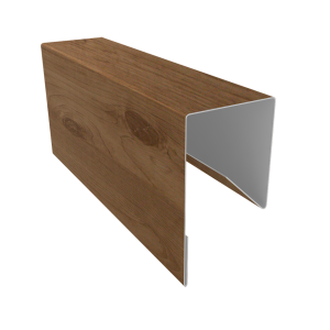 Планка П-образная заборная 17 0,45 Print Premium Pine Wood Fresh (2,5м)