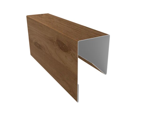 Планка П-образная заборная 17 0,45 Print Premium Pine Wood Fresh (2,5м)