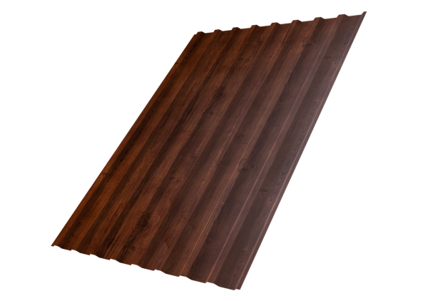 Профнастил С20B 0,4 Print Premium Cherry Wood Fresh TwinColor