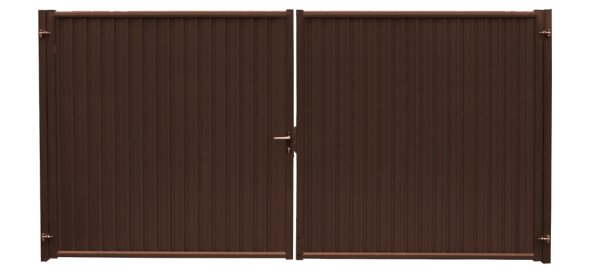 Ворота Estet 1,65х3,6 RAL 8017