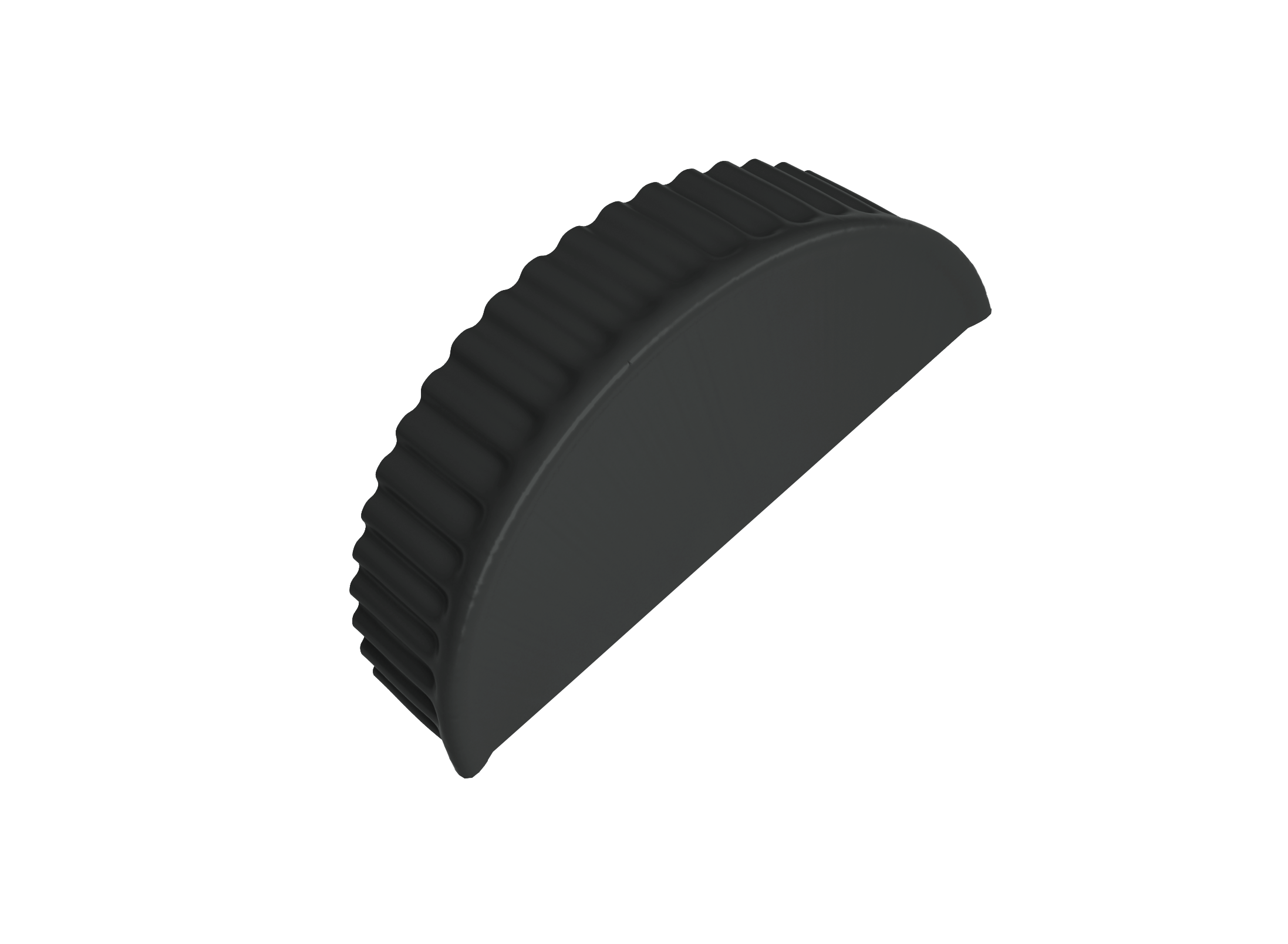 Заглушка малая торцевая 0,5 PurPro Matt 275 RAL 7016 антрацитово-серый