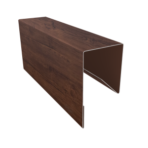 Планка П-образная заборная 17 0,4 Print Premium Cherry Wood Fresh TwinColor (2,5м)