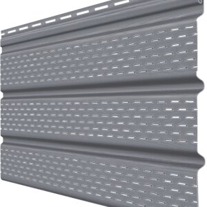 Софит Classic Grand Line полностью перфорированный серый графит (3,0м)