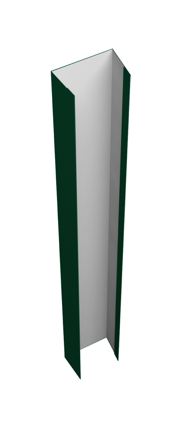 Крепежная планка верхняя Texas 0,45 Drap RAL 6005 зеленый мох (3м)