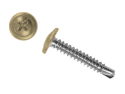 Саморез ПШС 4,2х32 (500шт) шлиц PH2 RAL 1014