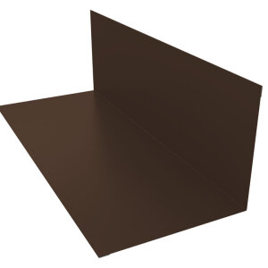 Планка примыкания 130х160мм 0,45 Drap RAL 8017 шоколад (2м)