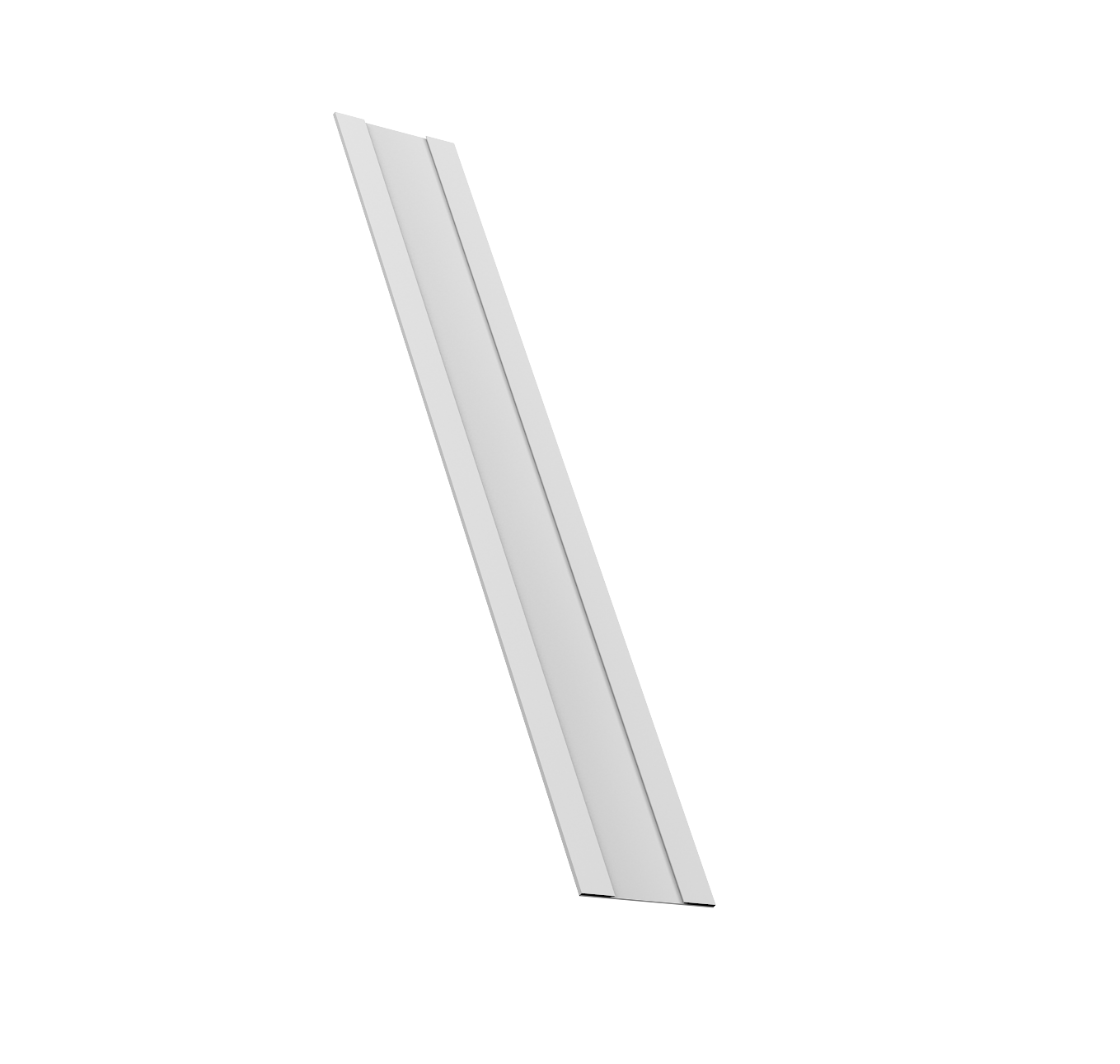 Крепежная планка жалюзи Milan, Milan Slim, Tokyo 0,45 PE-Double RAL 9003 сигнальный белый (2м)