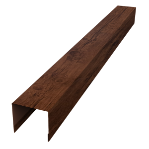 Стойка боковая крепежная для забора жалюзи Palermo 0,45 Print Premium Cherry Wood Fresh TwinColor (2,5м)