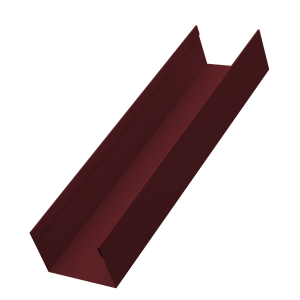 Стойка жалюзи Milan,Tokyo 0,45 PE-Double RAL 3005 красное вино (2,5м)