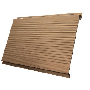 Софит Вертикаль 0,2 Grand Line gofr 0,45 Print Elite с пленкой Honey Wood TwinColor