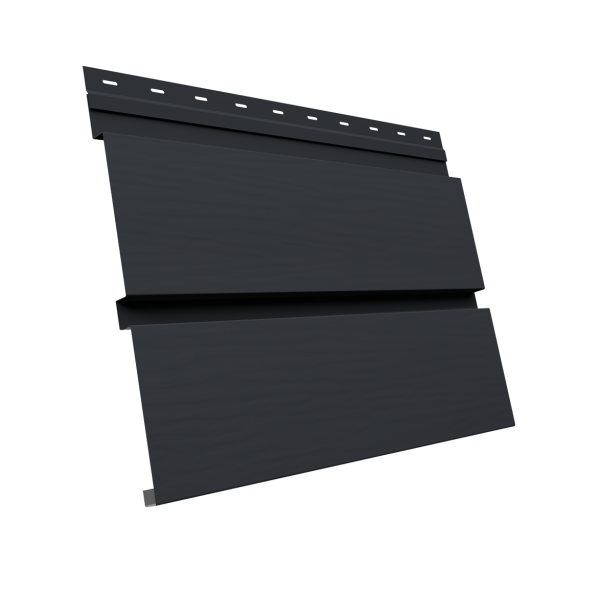 Квадро брус 3D 0,5 Satin с пленкой RAL 7024 мокрый асфальт