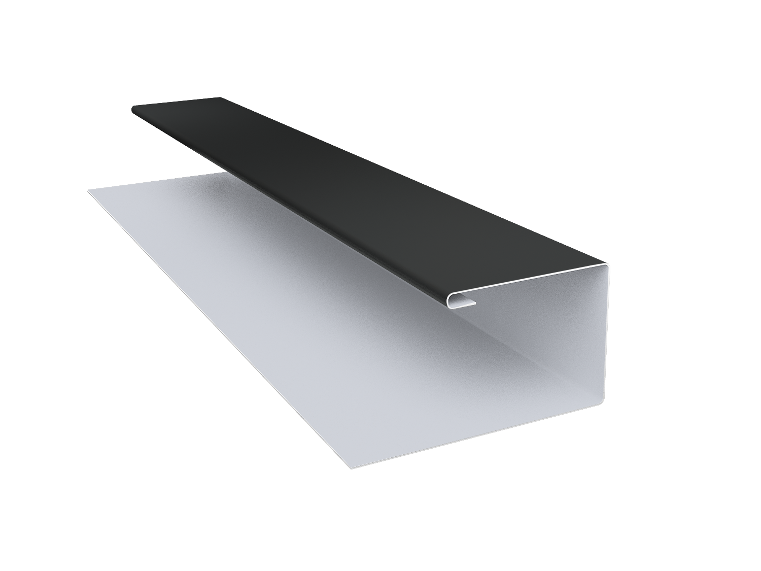 Планка П-образная Блок-Хаус new Grand Line 0,5 PurPro Matt 275 RAL 7016 антрацитово-серый (3м)