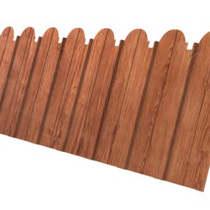 Профнастил C10A фигурный 0,45 Print Premium Rowan Wood Intense FTC