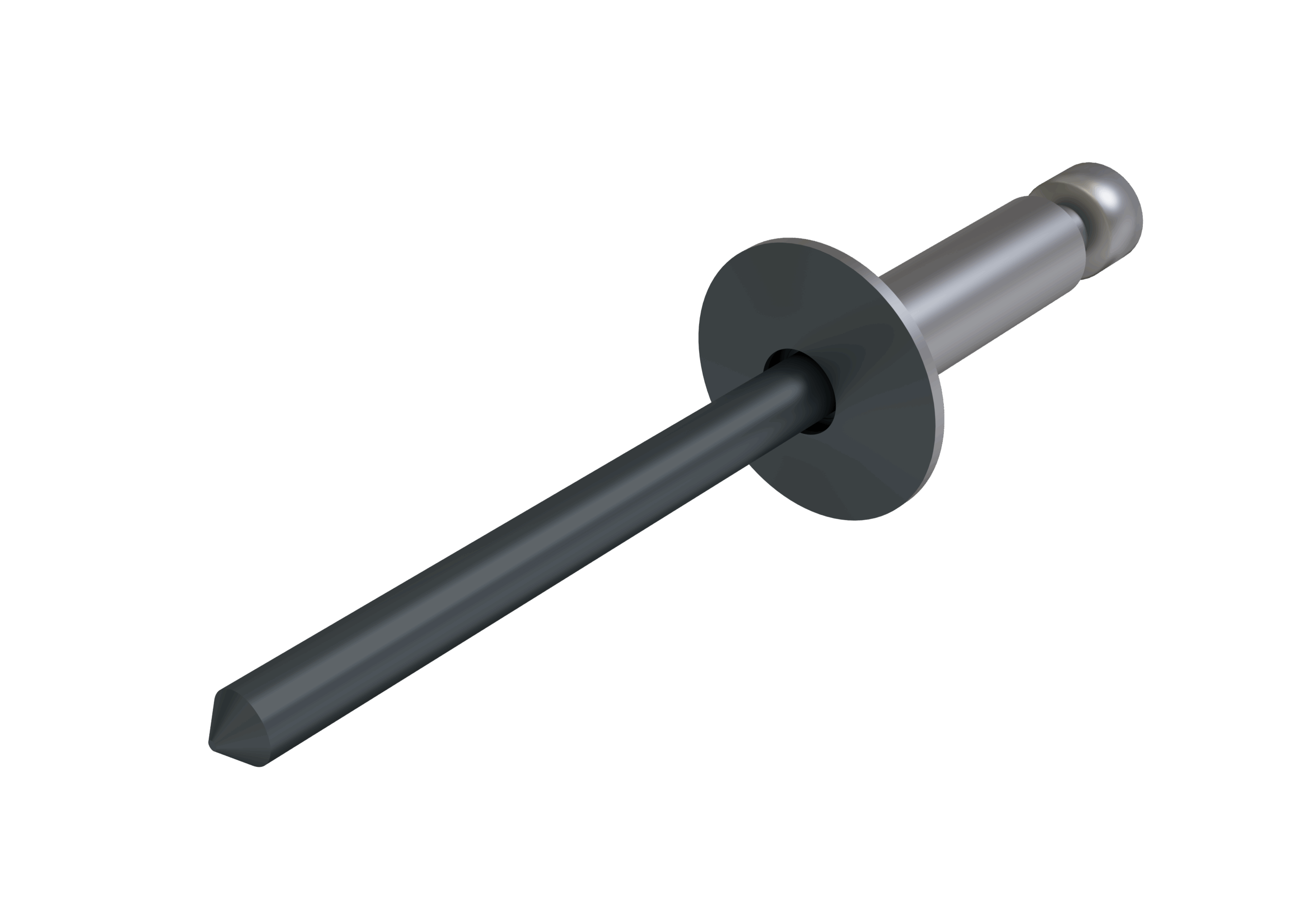 Заклёпка вытяжная Daxmer 3,2х8 (1000шт) нерж/нерж RAL 7016