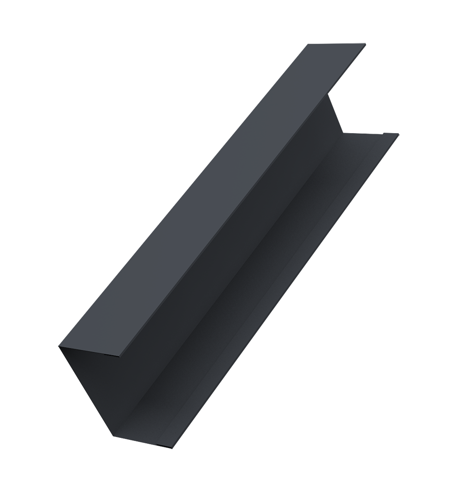 Крышка жалюзи Milan, Tokyo (для калиток, ворот) 0,45 PE-Double RAL 7024 мокрый асфальт (2,5м)