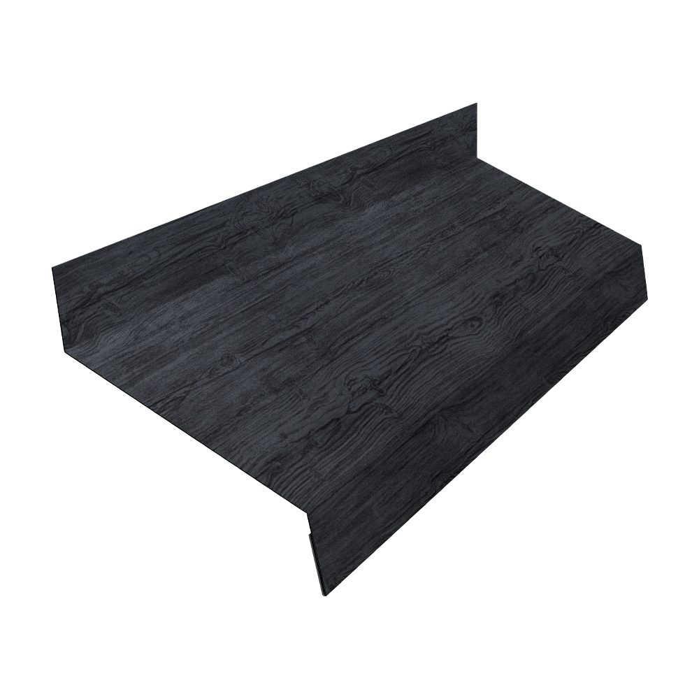 Отлив простой 70 0,45 Print Premium Grey Wood TwinColor (3м)