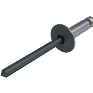 Заклёпка вытяжная Daxmer 4,8х10 (500шт) сталь/сталь RAL 7016