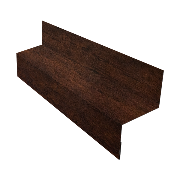 Отлив межэтажный 35 0,45 Print-Double Premium Cherry Wood Dark F (3м)