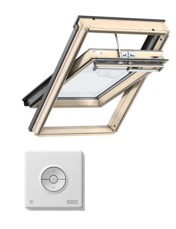 Окно мансардное VELUX GGL 306821 Integra электро 114x160 (двухкамерное, с электроприводом, ручка сверху)