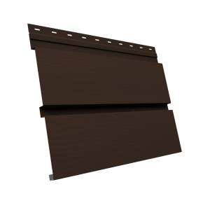 Квадро брус 3D 0,5 Satin с пленкой RAL 8017 шоколад