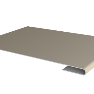 Планка стыковочная 0,5 Satin с пленкой RAL 1015 светлая слоновая кость (3м)