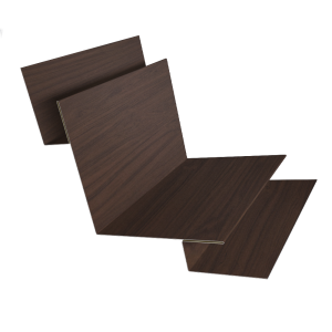 Угол внутренний сложный 90 град. 0,45 Print Elite Choco Wood TwinColor (2м)