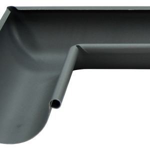 Угол желоба внутренний GL PU Matt 90 гр 125 мм RAL 7024 мокрый асфальт