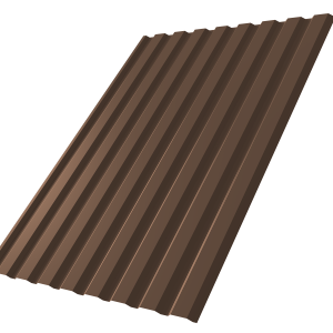 Профнастил С20A 0,7 PE-Double RAL 8017 шоколад