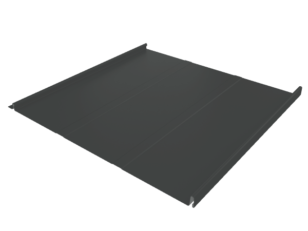 Фальц двойной стоячий Line Grand Line 0,5 Satin Matt TX с пленкой на замках RAL 7016 антрацитово-серый