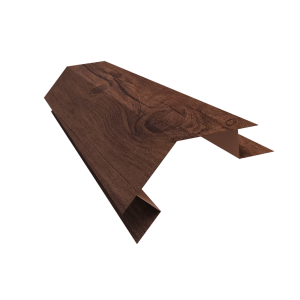 Планка угла внешнего сложного 135 градусов Блок-Хаус new Grand Line 0,4 Print Premium Cherry Wood Fresh TwinColor (2м)