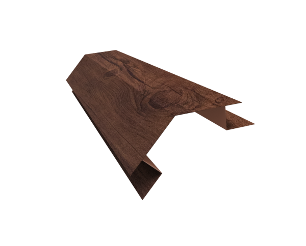 Планка угла внешнего сложного 135 градусов Блок-Хаус new Grand Line 0,4 Print Premium Cherry Wood Fresh TwinColor (2м)
