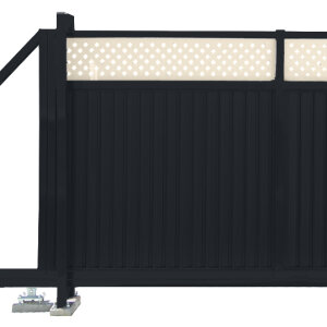 Ворота откатные Estet Plus 2,4х3,5 RAL 7024/1013
