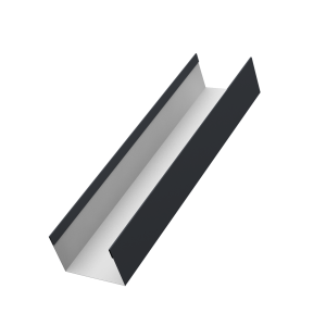 Стойка жалюзи Milan,Tokyo 0,5 PurLite Matt RAL 7024 мокрый асфальт (2м)