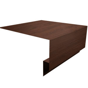 Планка околооконная сложная 200х75х18 (j-фаска) 0,45 Print Elite Choco Wood TwinColor (2м)