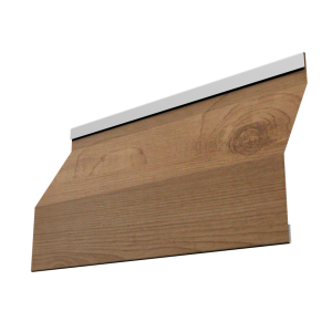 Ламель забора жалюзи Milan Slim 0,45 Print Premium Pine Wood Fresh