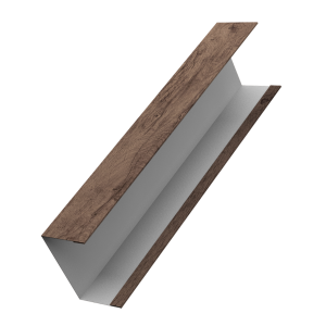 Крышка жалюзи Milan, Tokyo (для калиток, ворот) 0,45 Print Premium Almond Wood Fresh (2,5м)