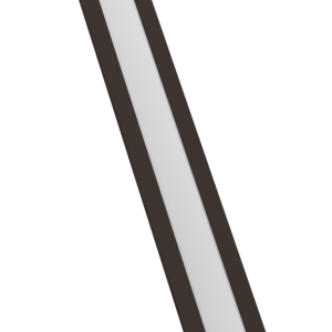 Крепежная планка жалюзи Milan, Milan Slim, Tokyo 0,5 Rooftop Бархат RR 32 темно-коричневый (1,8м)
