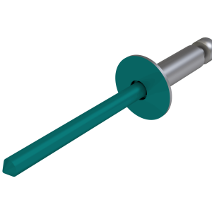 Заклёпка вытяжная Daxmer 4,8х10 (500шт) нерж/нерж RAL 5021