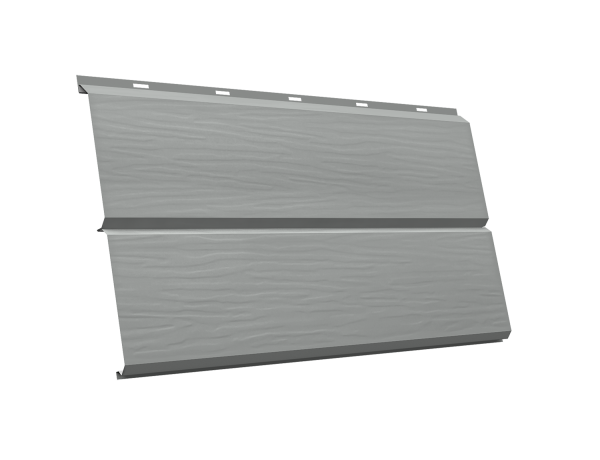 ЭкоБрус new 3D 0,5 Satin с пленкой RAL 9006 бело-алюминиевый