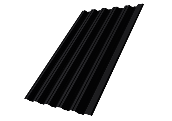 Профнастил НС35R Grand Line 0,5 Drap RAL 9005 черный