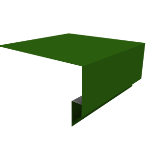 Планка околооконная сложная Блок-Хаус new Grand Line 250х75х27 0,45 PE с пленкой RAL 6002 лиственно-зеленый (3м)